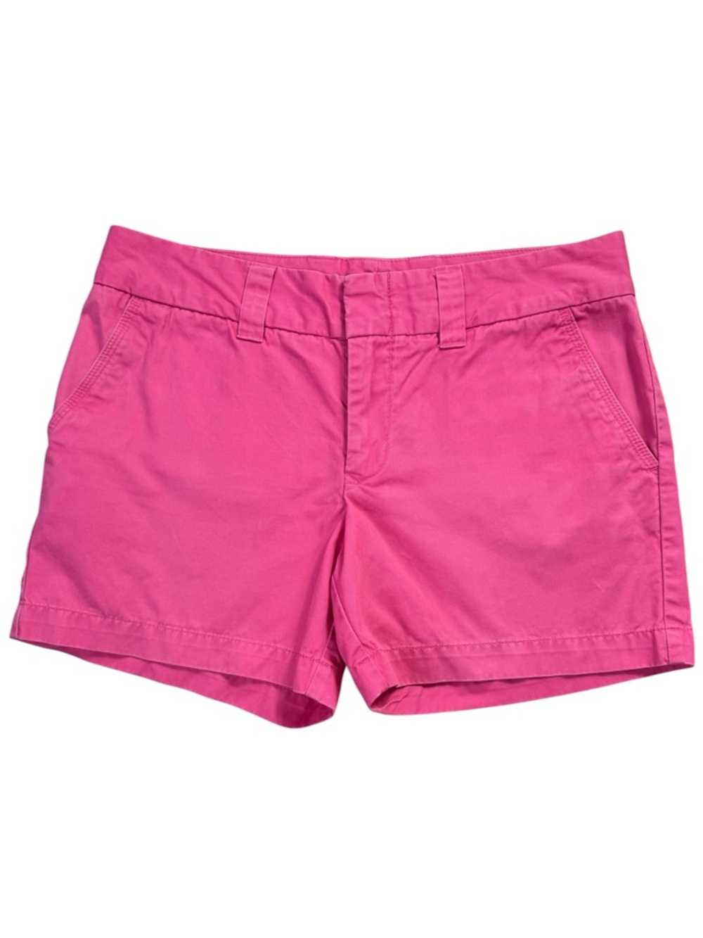 Tommy Hilfiger Bright Pink Shorts Women’s Size 8 Preppy Summer Cotton Chino